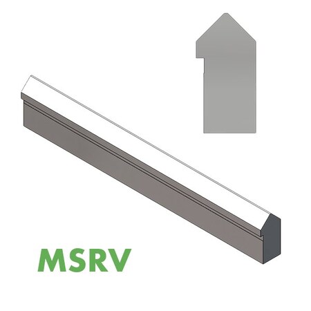 Smith Bearing V Groove Side Mount 3600 MM Metric Precision Manufacture Rails MSRV-13600-0